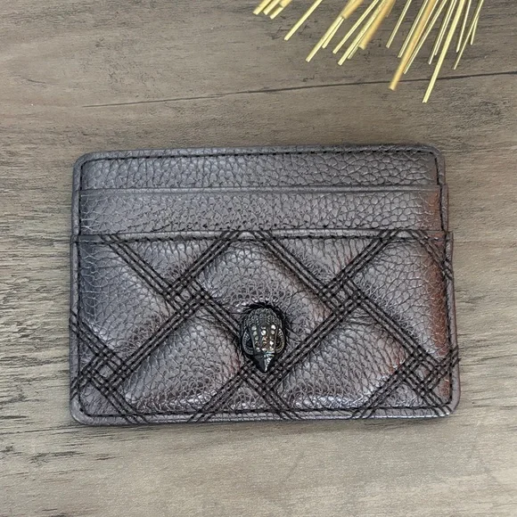 Kurt Geiger metallic card holder wallet - Picture 1 of 7